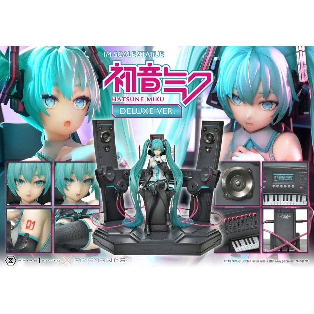 Hatsune Miku Prisma Wing PVC Statue 1/4 Hatsune Miku Art by neco