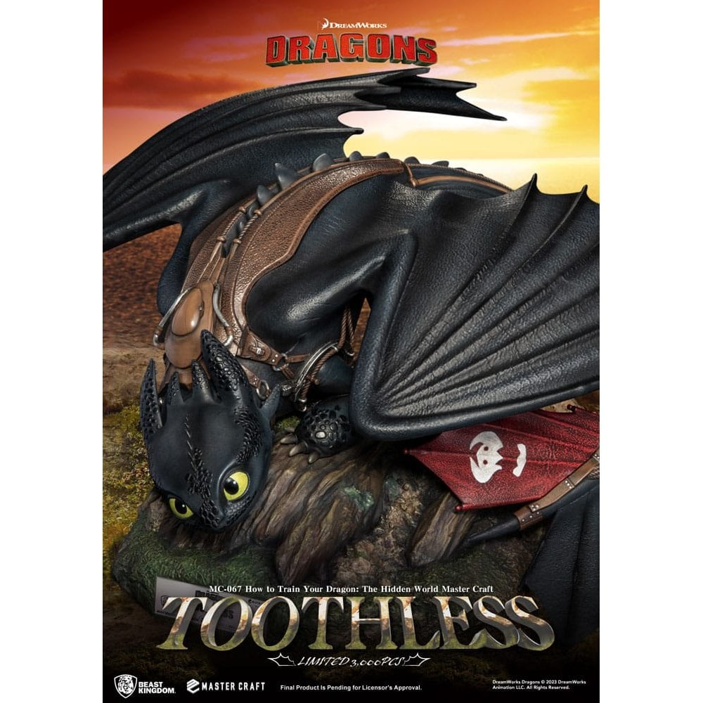 How To Train Your Dragon Master Craft Statue Toothless